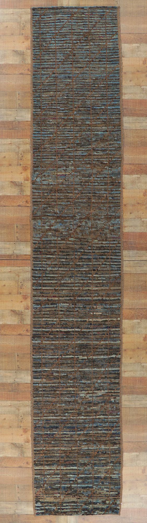 3 x 16 Earth-Tone Moroccan Runner 80774