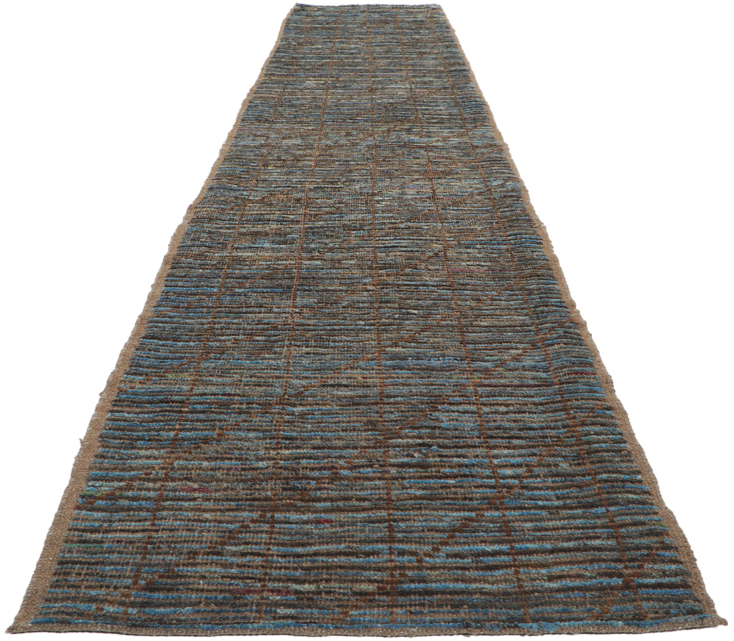 3 x 16 Earth-Tone Moroccan Runner 80774