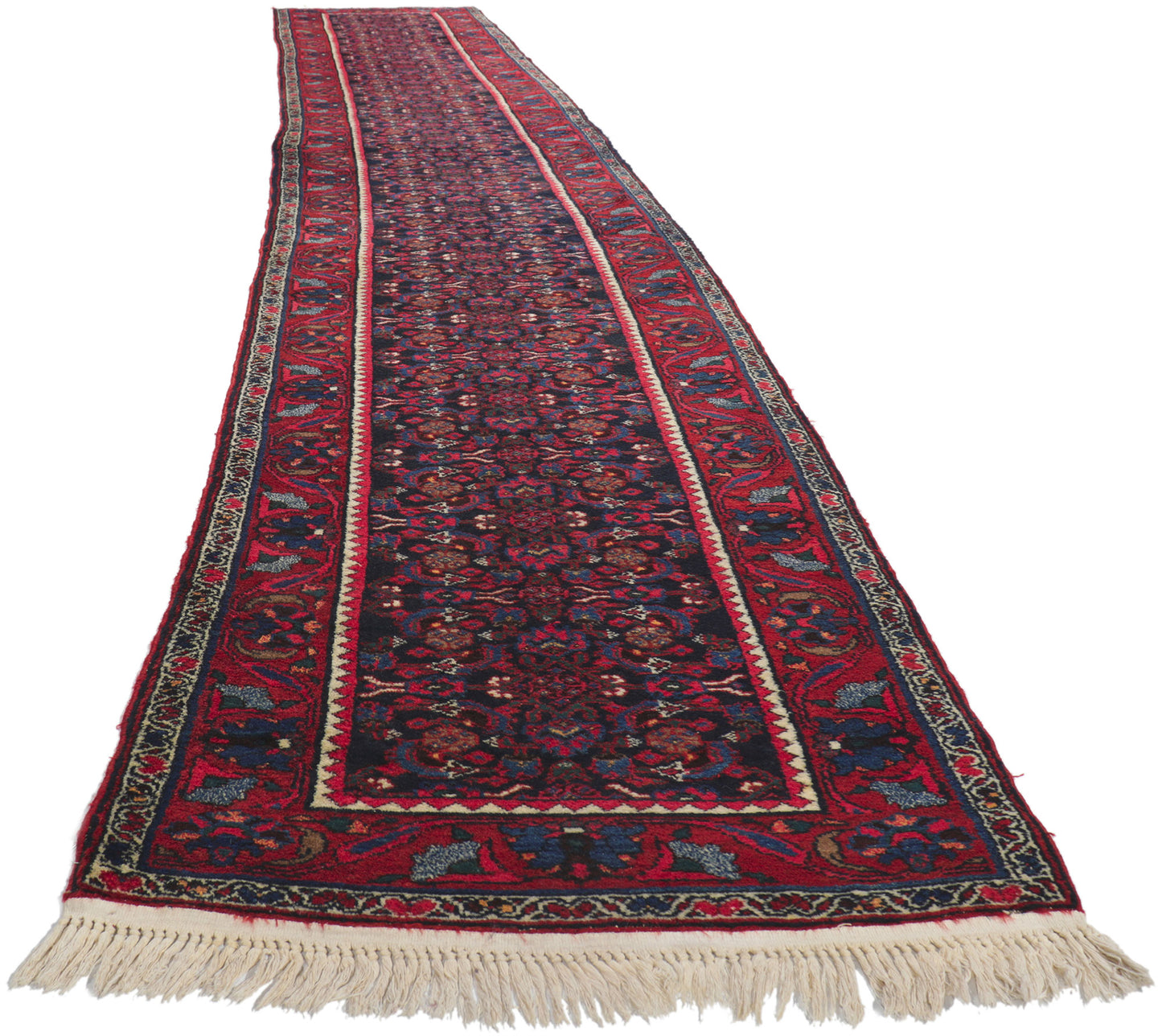 3 x 17 Antique Persian Malayer Rug 78452