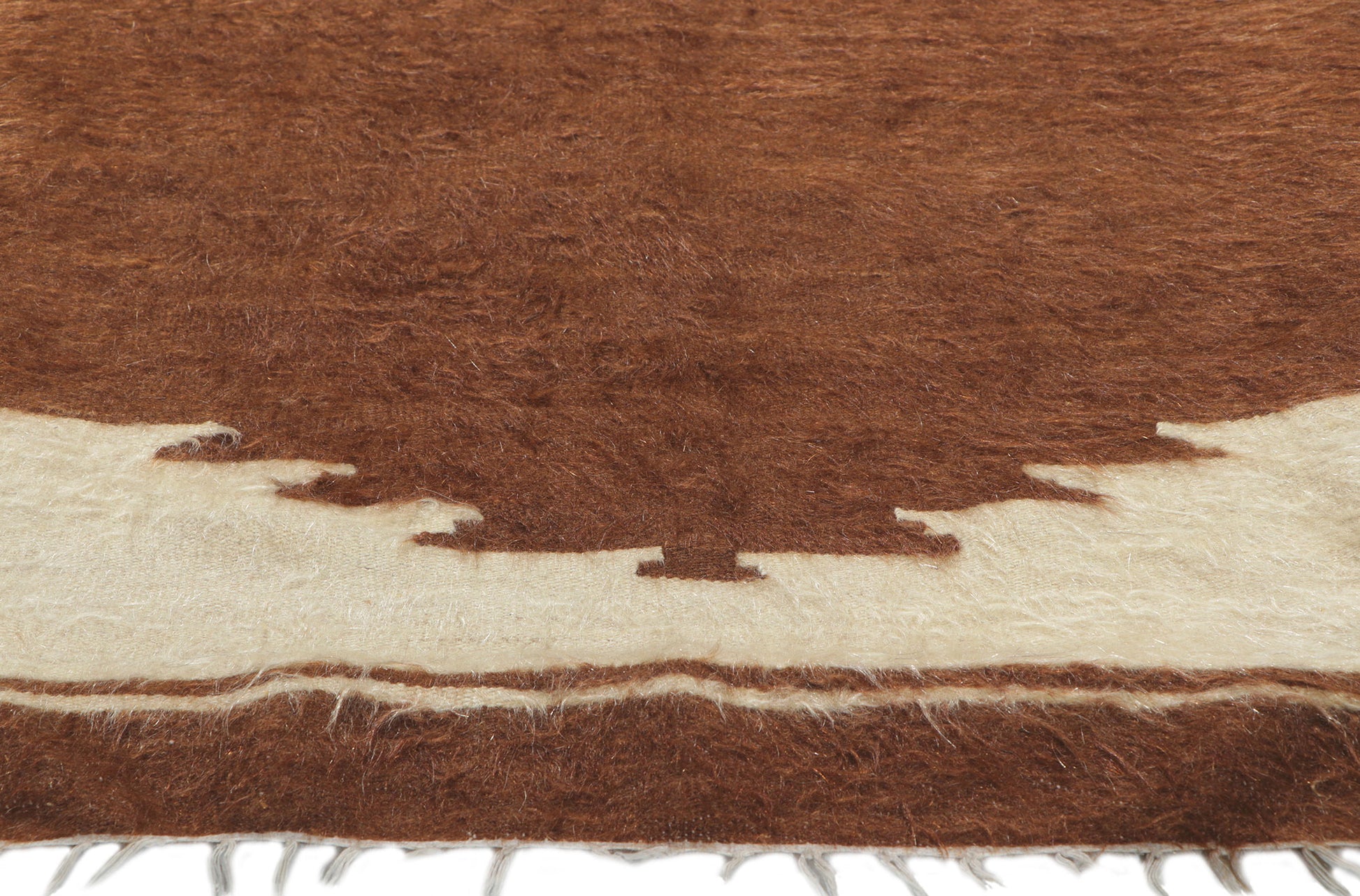 3 x 4 Turkish Angora Wool Kilim Rug 53850