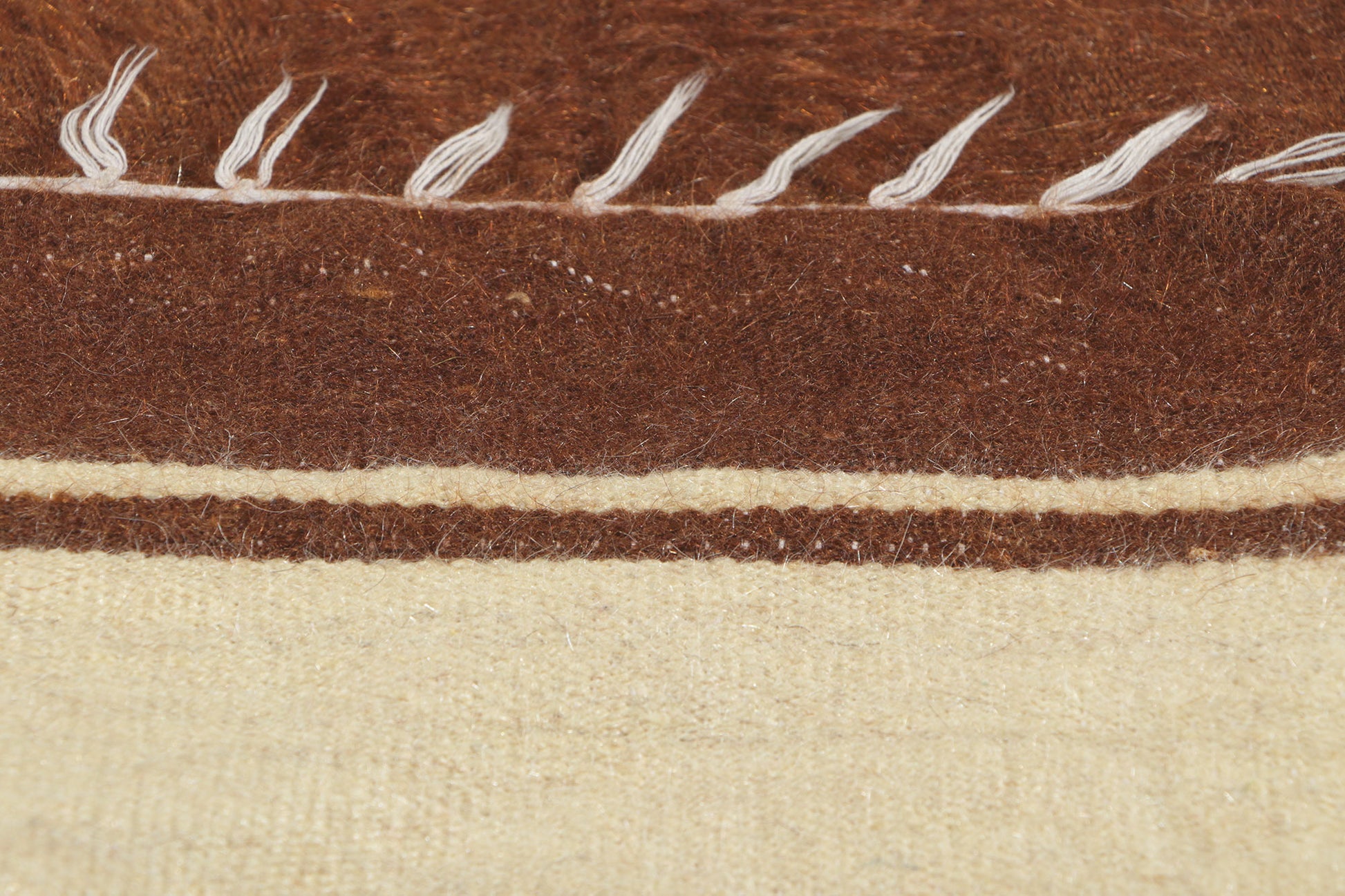 3 x 4 Turkish Angora Wool Kilim Rug 53850