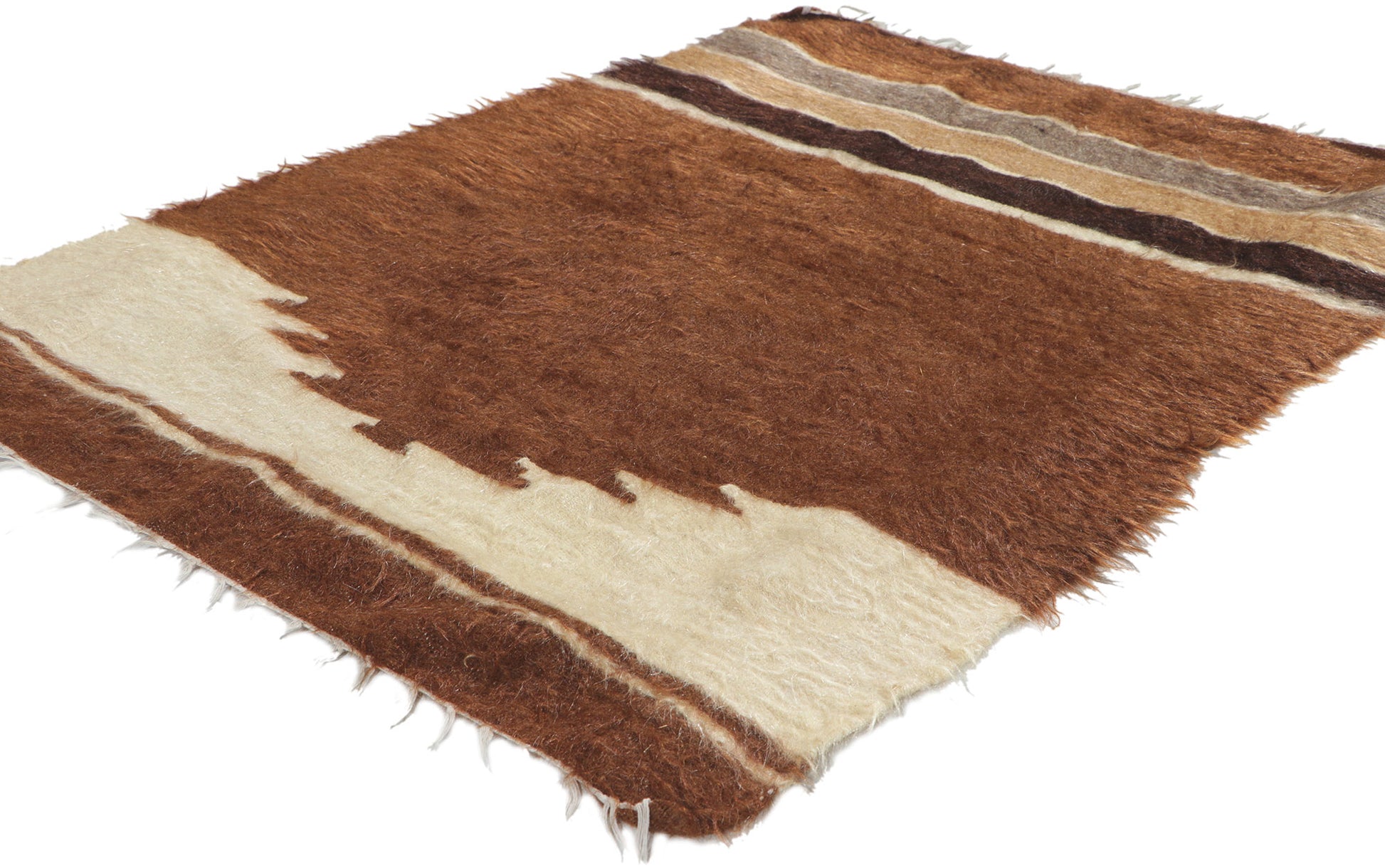 3 x 4 Turkish Angora Wool Kilim Rug 53850