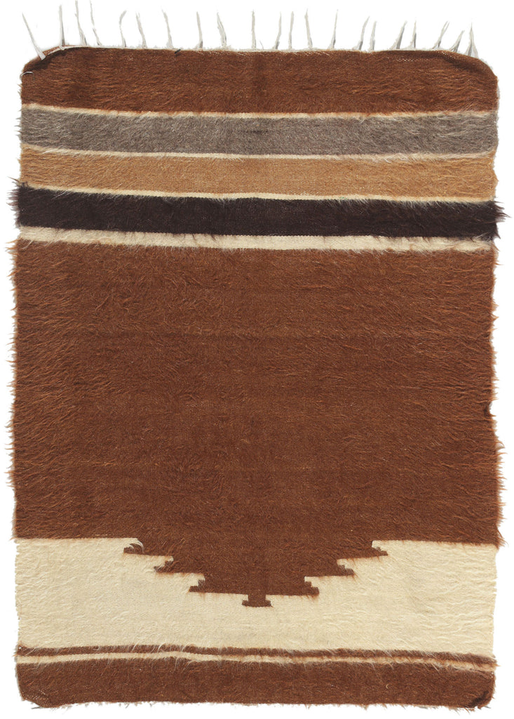 3 x 4 Turkish Angora Wool Kilim Rug 53850