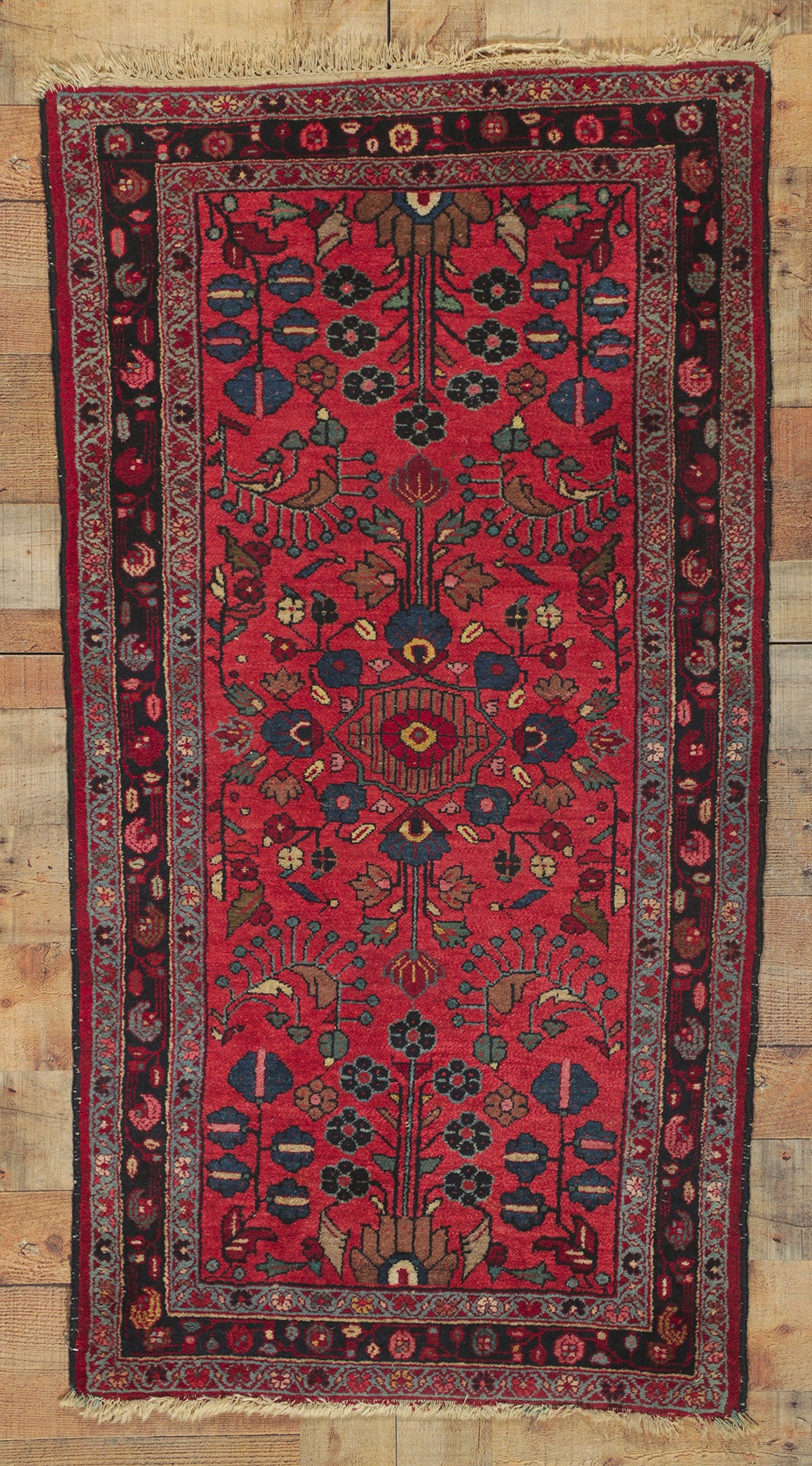 3 x 5 Antique Persian Lilihan Rug 78418