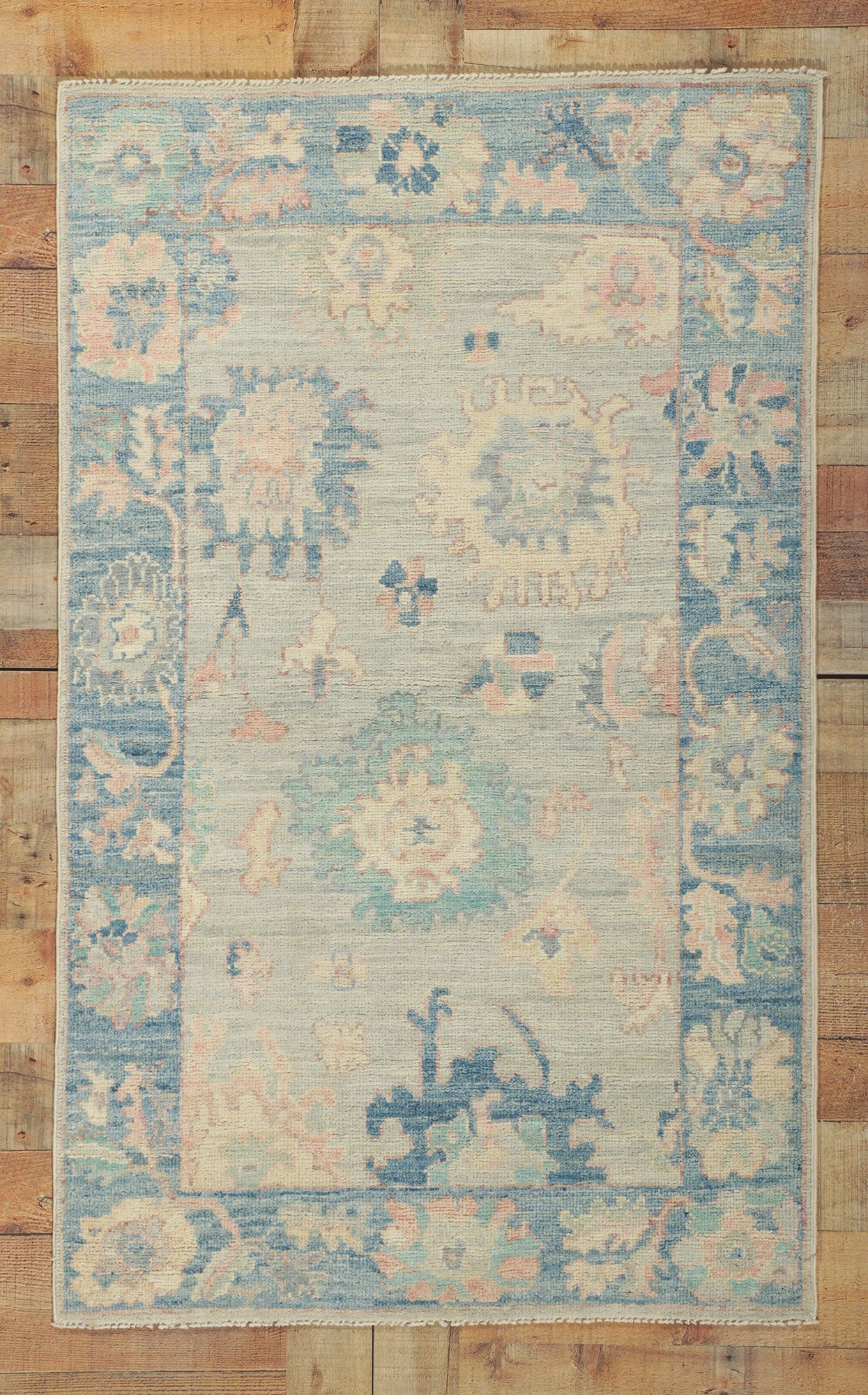 3 x 5 Colorful Oushak Rug 80846