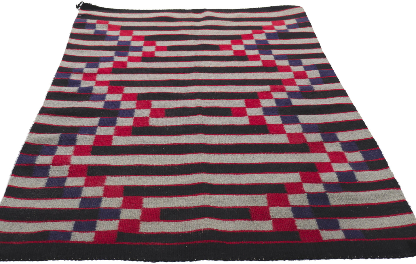 3 x 5 Vintage Navajo Blanket Rug 78423