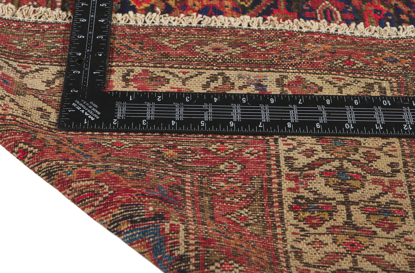 3 x 6 Antique Persian Malayer Rug 61158