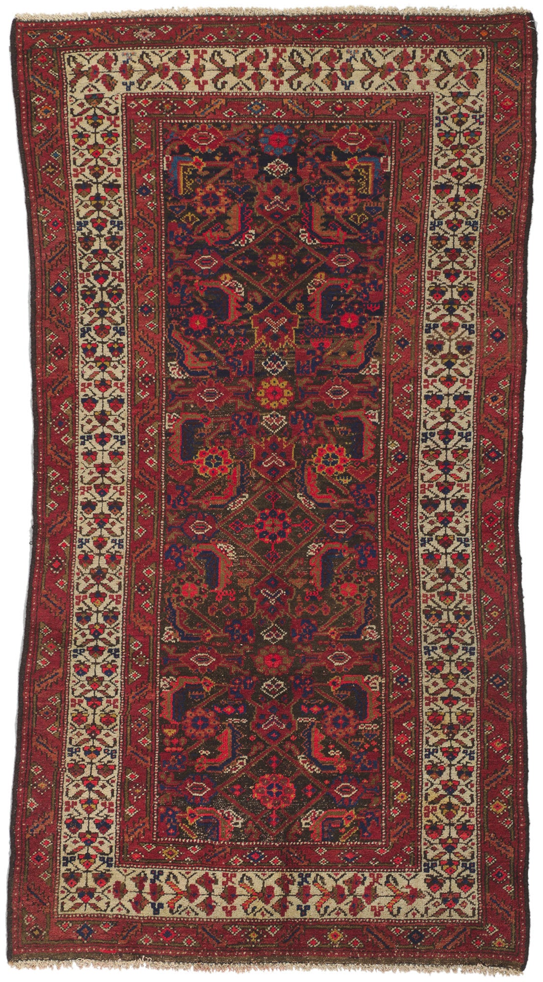 3 x 6 Antique Persian Malayer Rug 61158