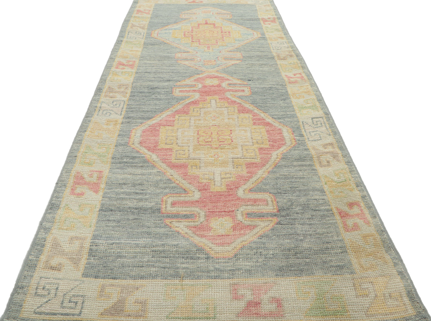3 x 8 Vintage-Inspired Oushak Runner 80855
