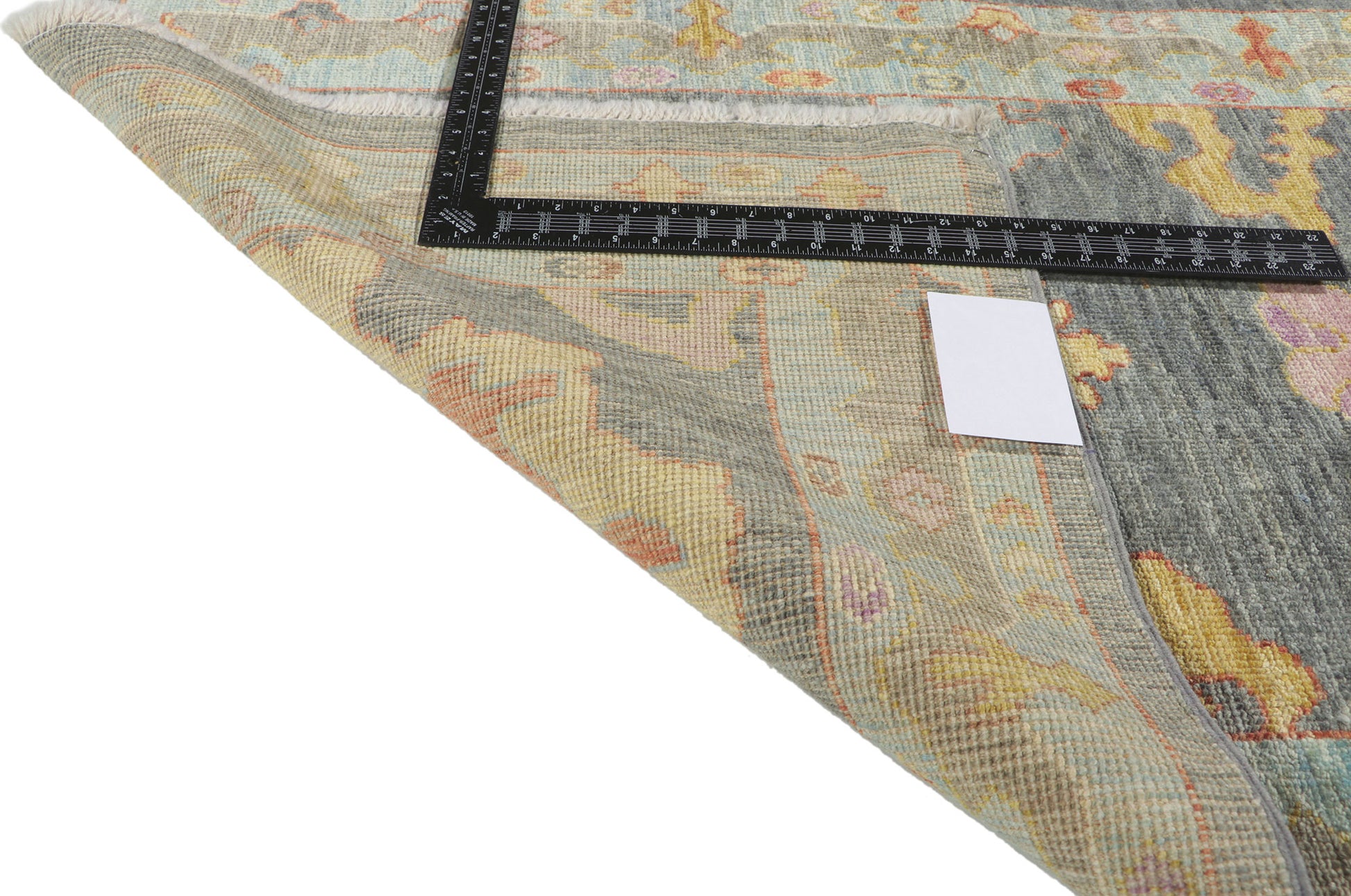 3 x 8 Colorful Oushak Runner 80967