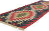 3 x 8 Vintage Persian Shiraz Kilim Rug 77601
