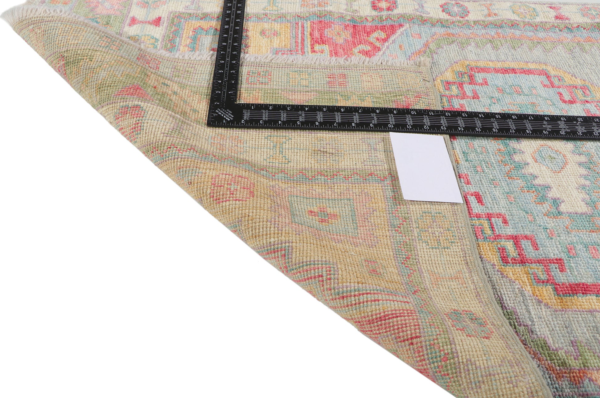 3 x 9 Colorful Oushak Runner 80969