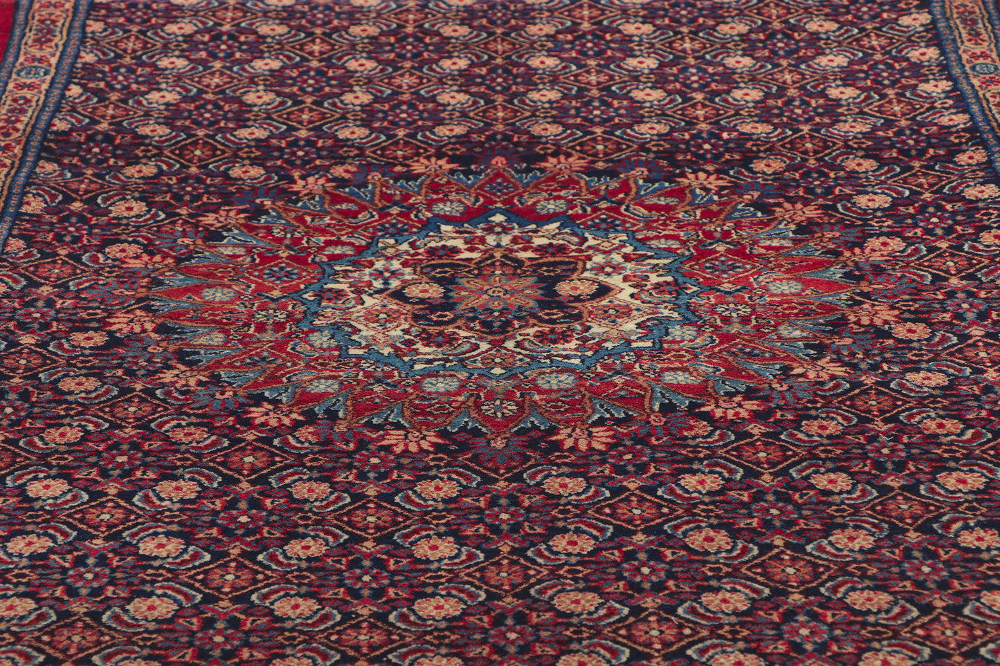 3 x 9 Vintage Persian Mashhad Runner 61150