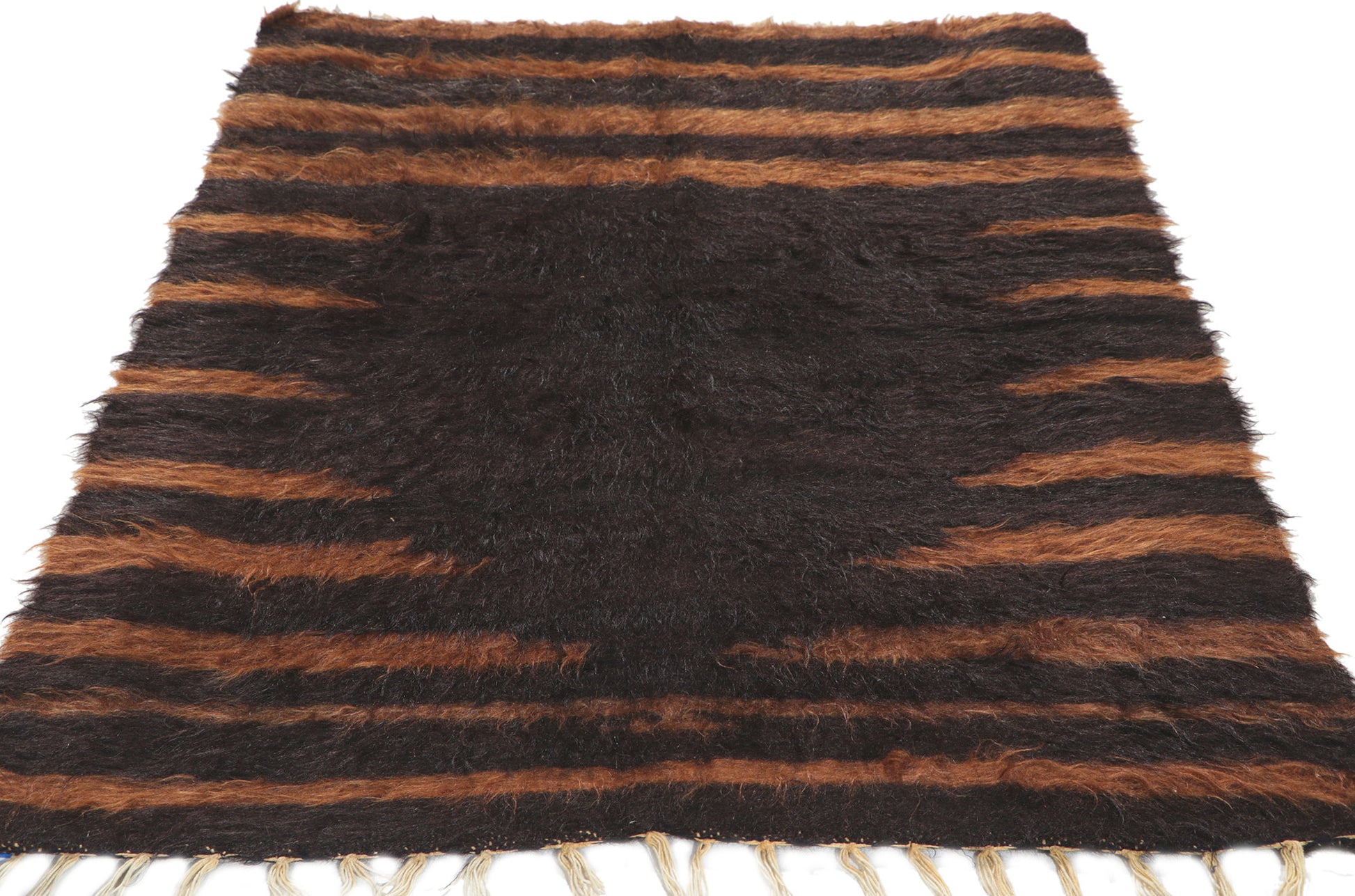 3 x 4 Turkish Angora Wool Kilim Rug 53861