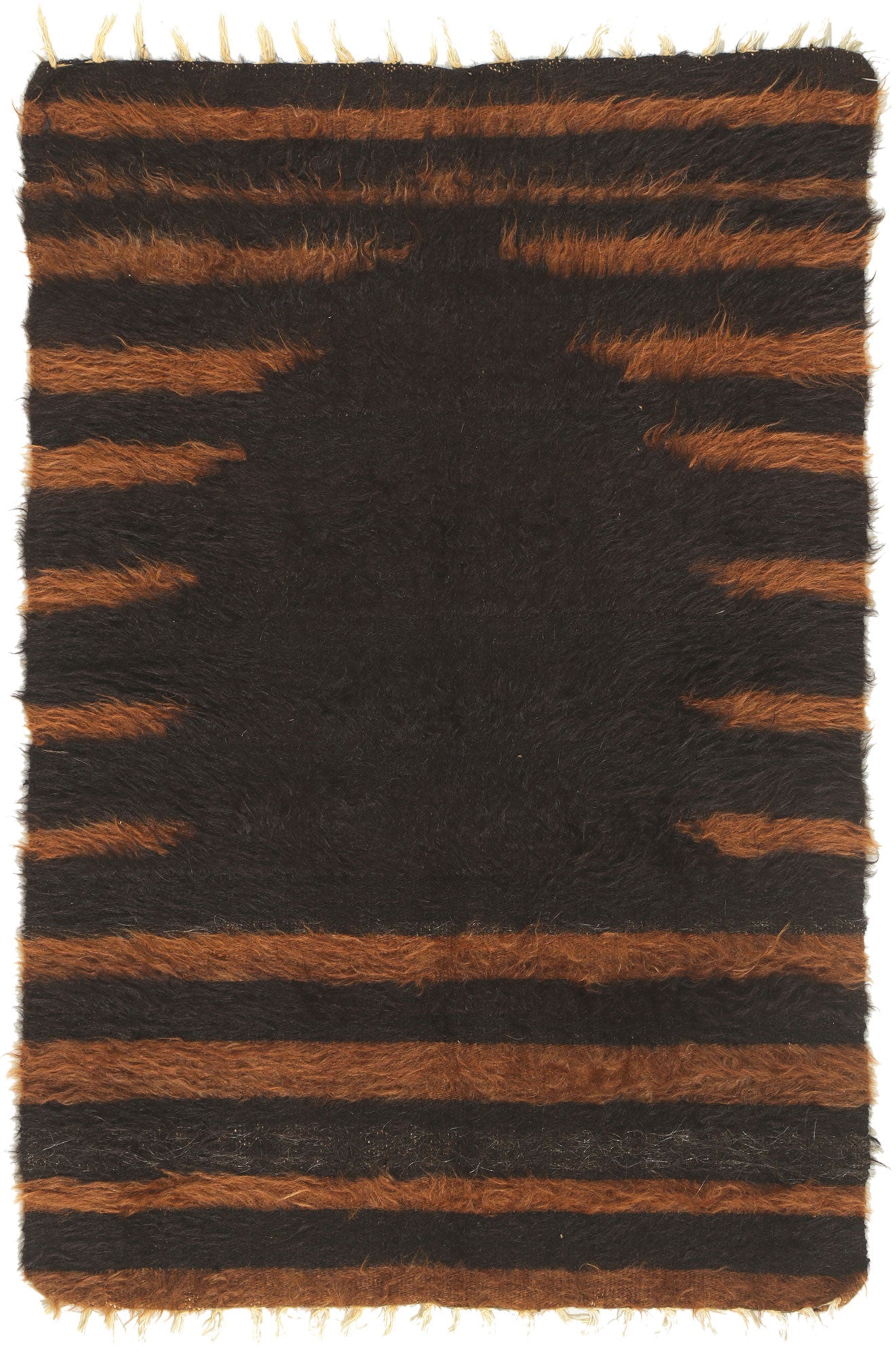 3 x 4 Turkish Angora Wool Kilim Rug 53861