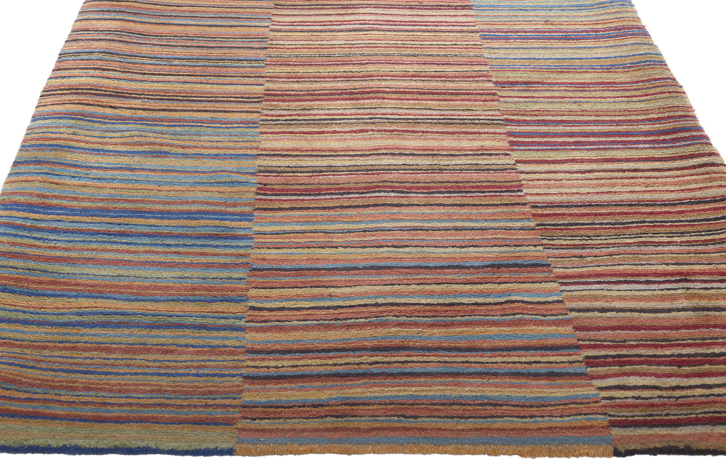 3 x 10 Colorful Striped Tibetan Runner 78531