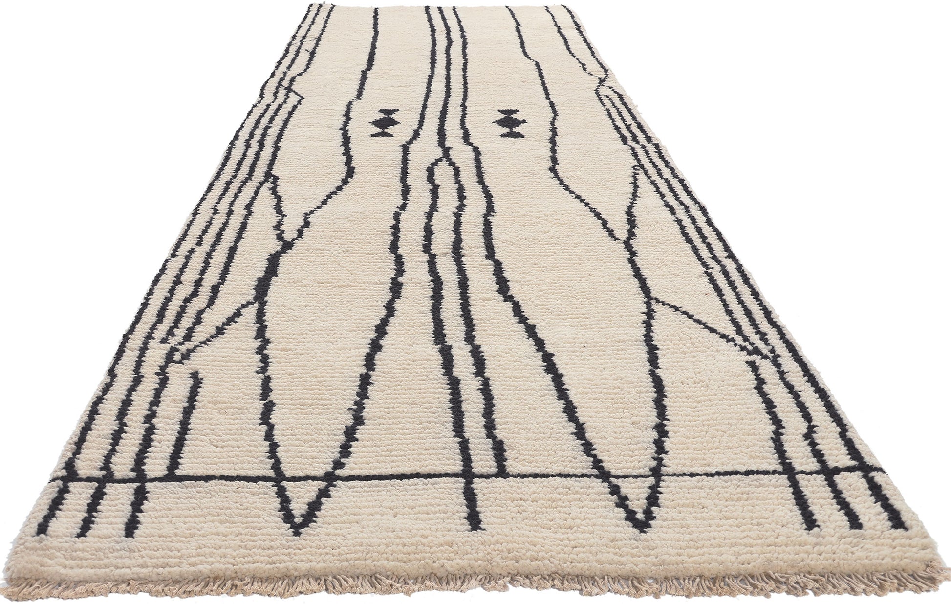 3 x 11 Modern Moroccan Runner 81018