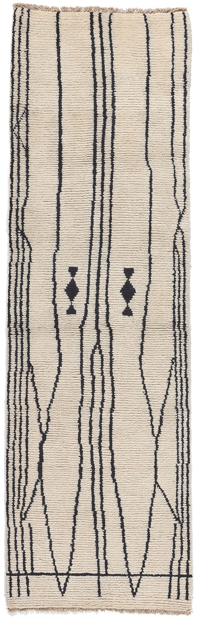 3 x 11 Modern Moroccan Runner 81018