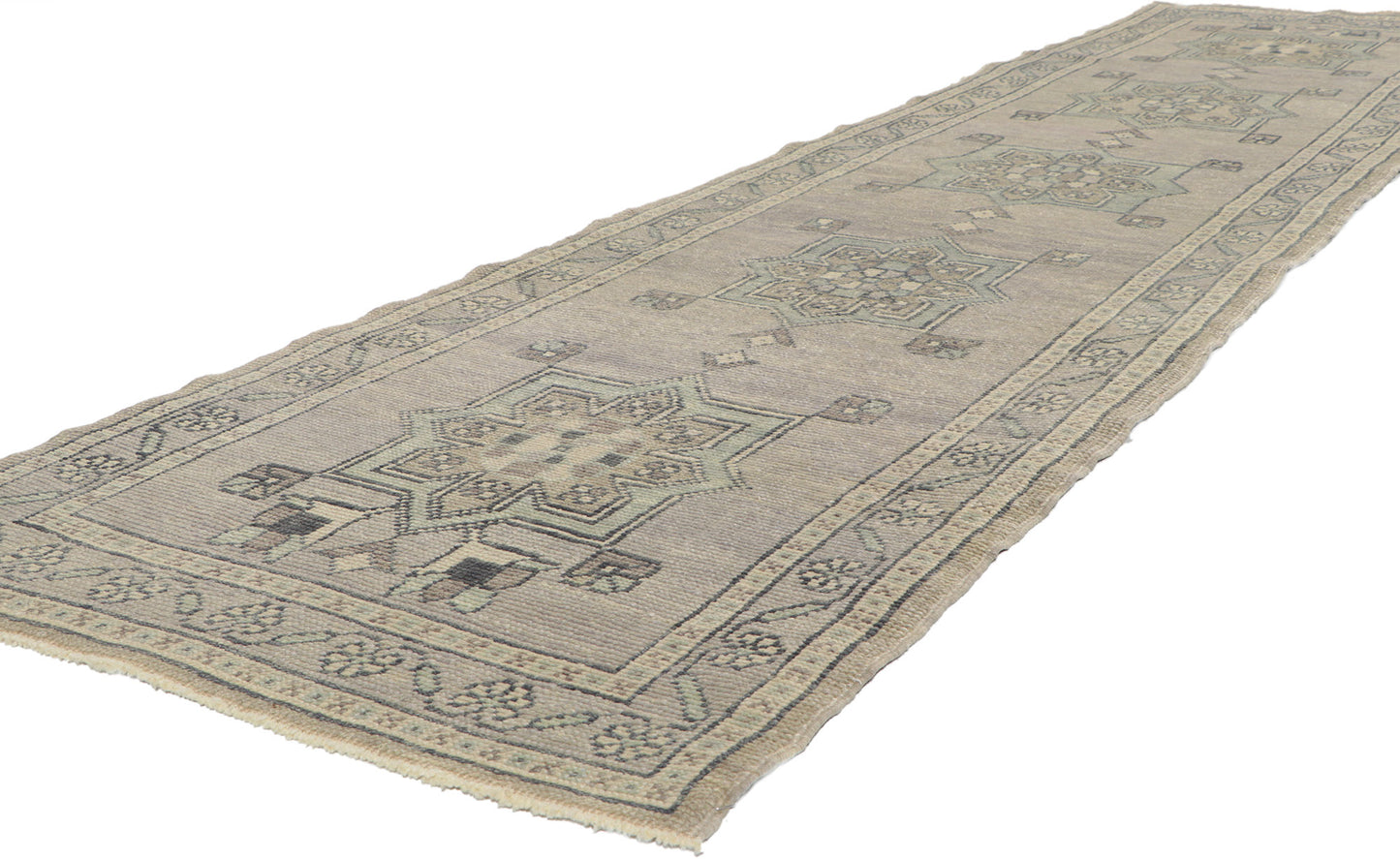3 x 11 Turkish Oushak Runner 53794