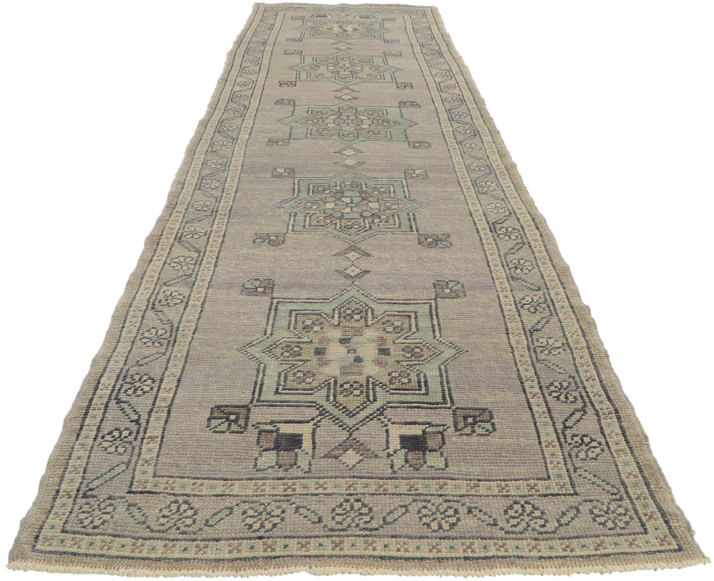 3 x 11 Turkish Oushak Runner 53794
