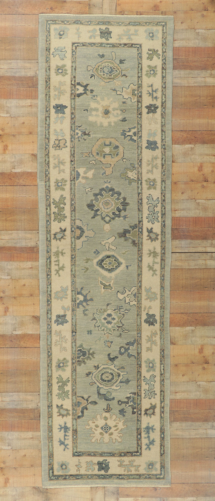 3 x 11 Turkish Oushak Runner 53788