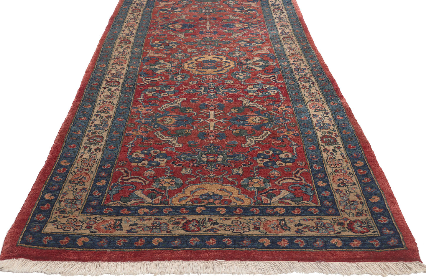 3 x 13 Antique Persian Bijar Runner 78565