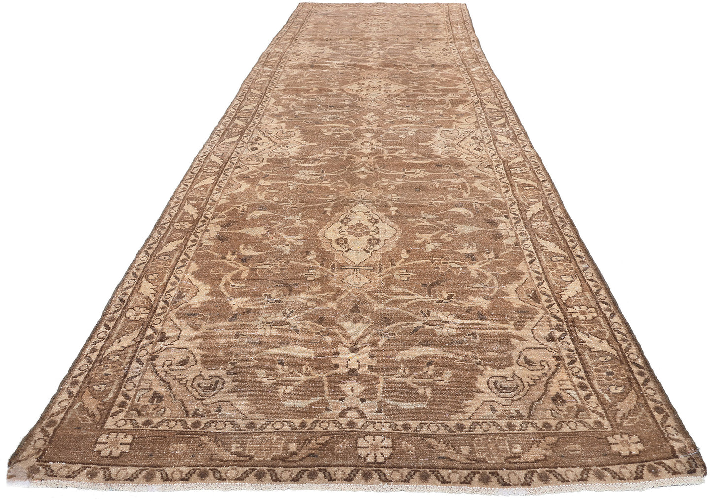 3 x 14 Vintage Persian Hamadan Rug 61228
