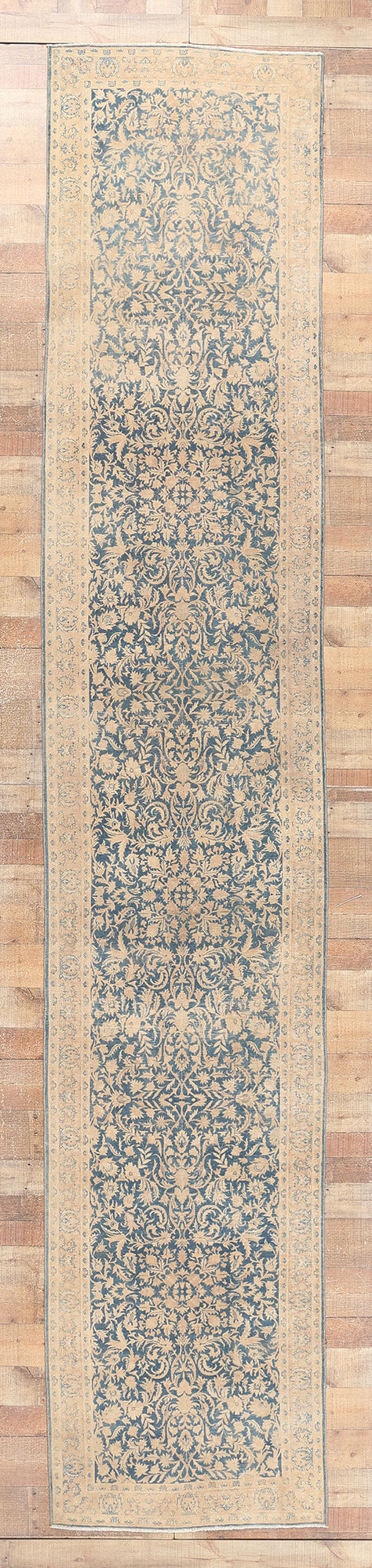 3 x 16 Antique Persian Kashan Rug 53866
