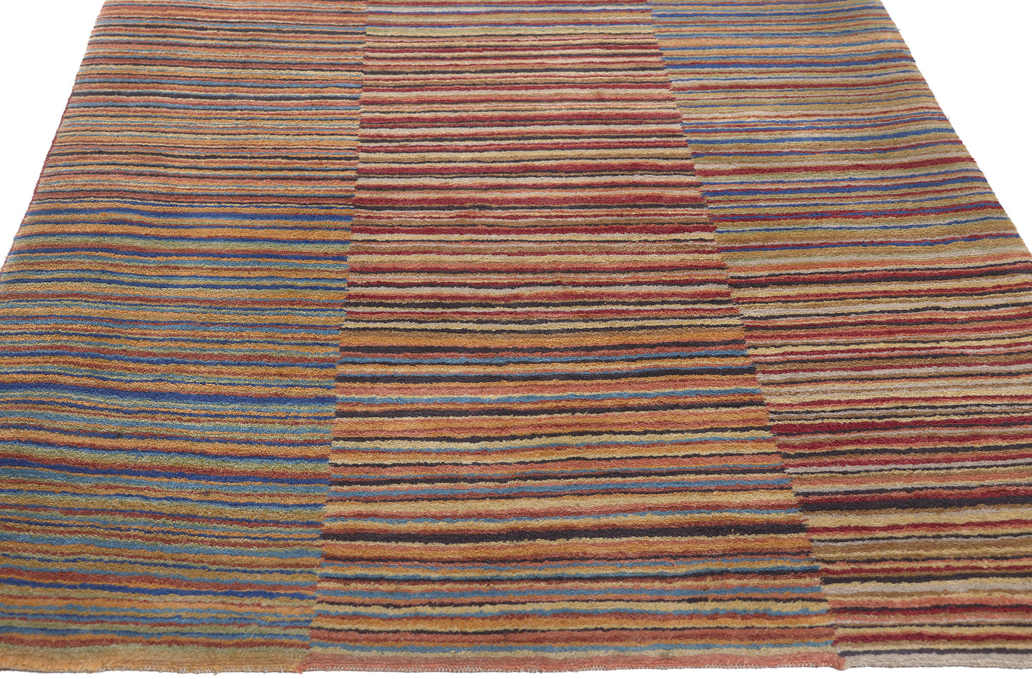 3 x 17 Colorful Striped Tibetan Runner 78534