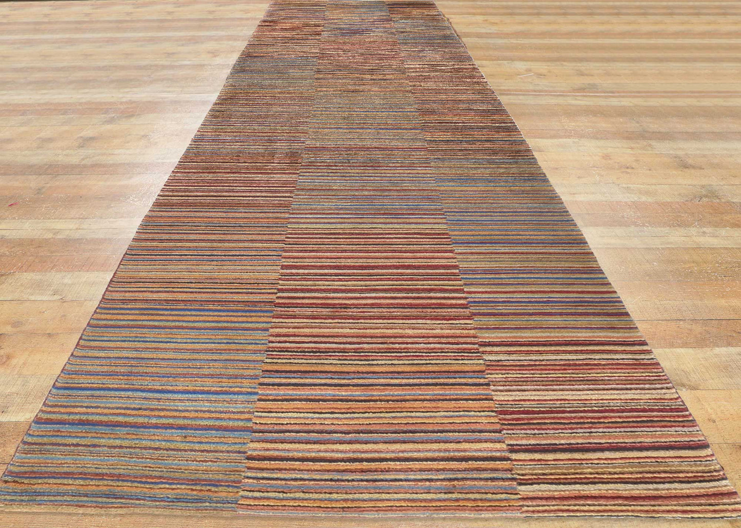 3 x 17 Colorful Striped Tibetan Runner 78534