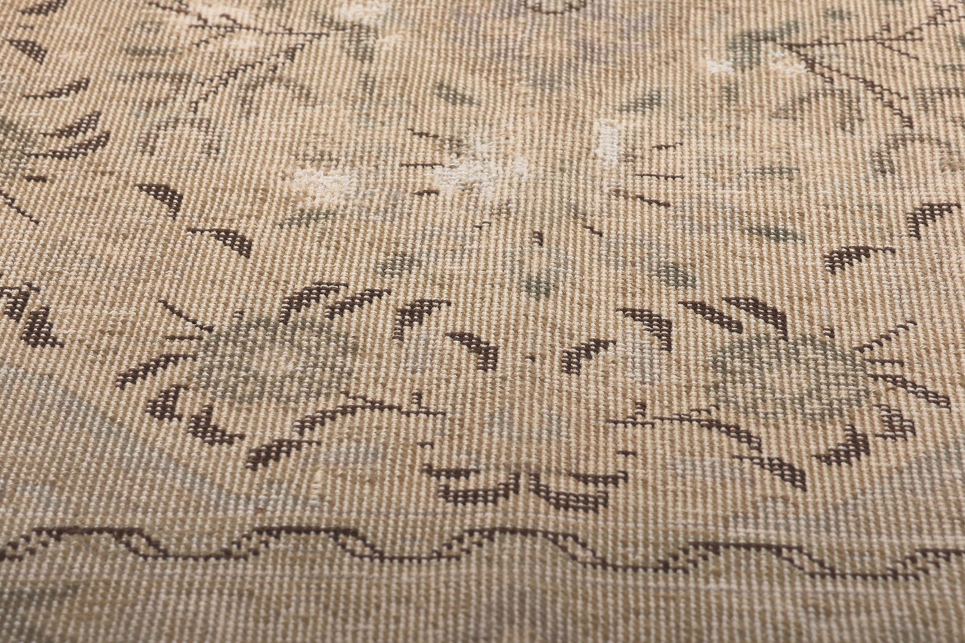 3 x 4 Vintage Persian Tabriz Rug 78575