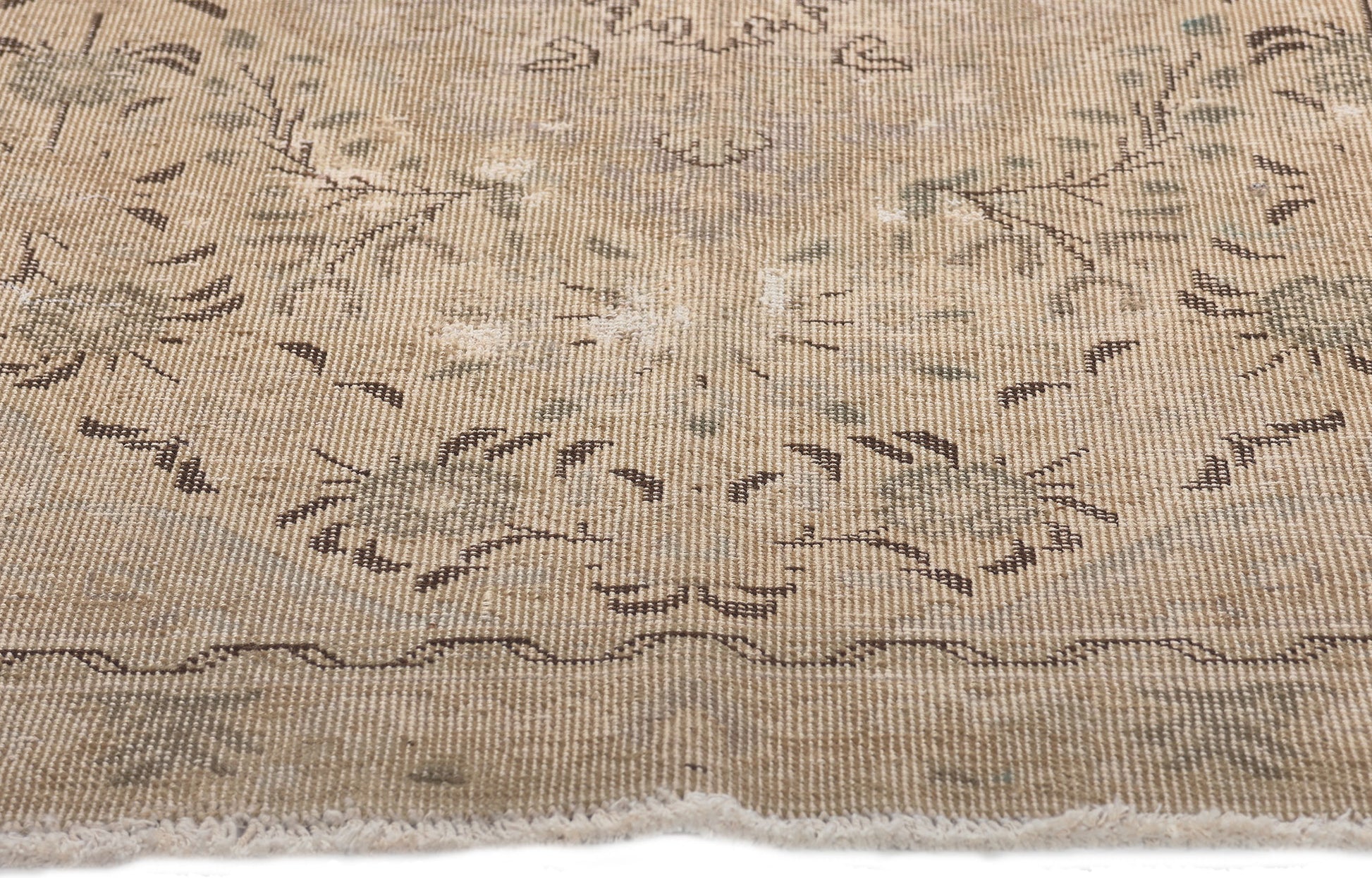 3 x 4 Vintage Persian Tabriz Rug 78575