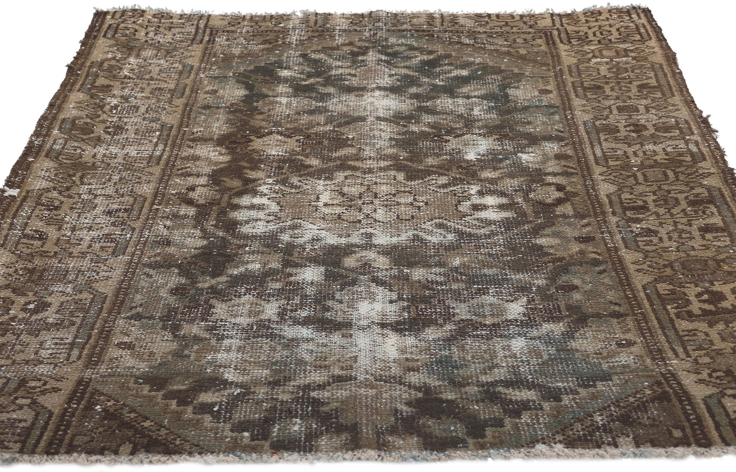3 x 4 Antique Persian Hamadan Rug 78577