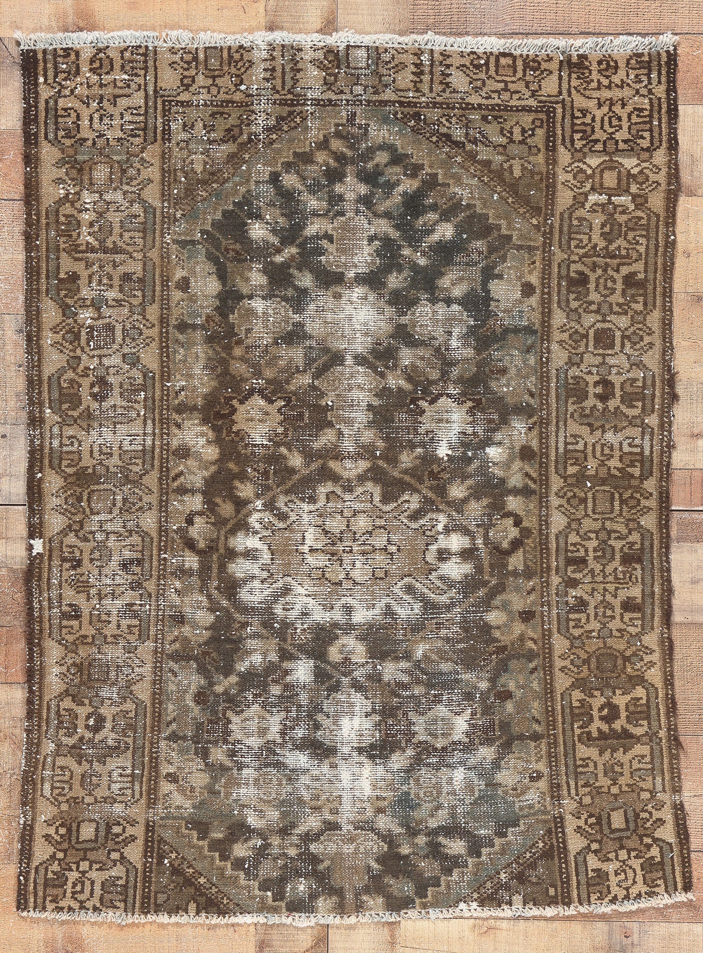 3 x 4 Antique Persian Hamadan Rug 78577