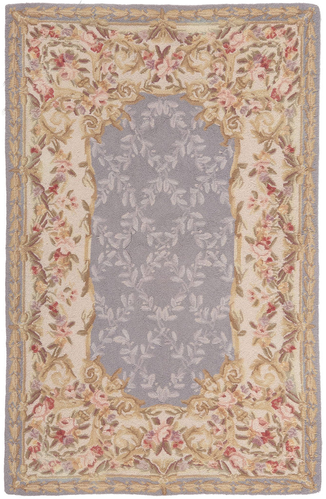 3 x 5 Vintage American Floral Hooked Rug 78552