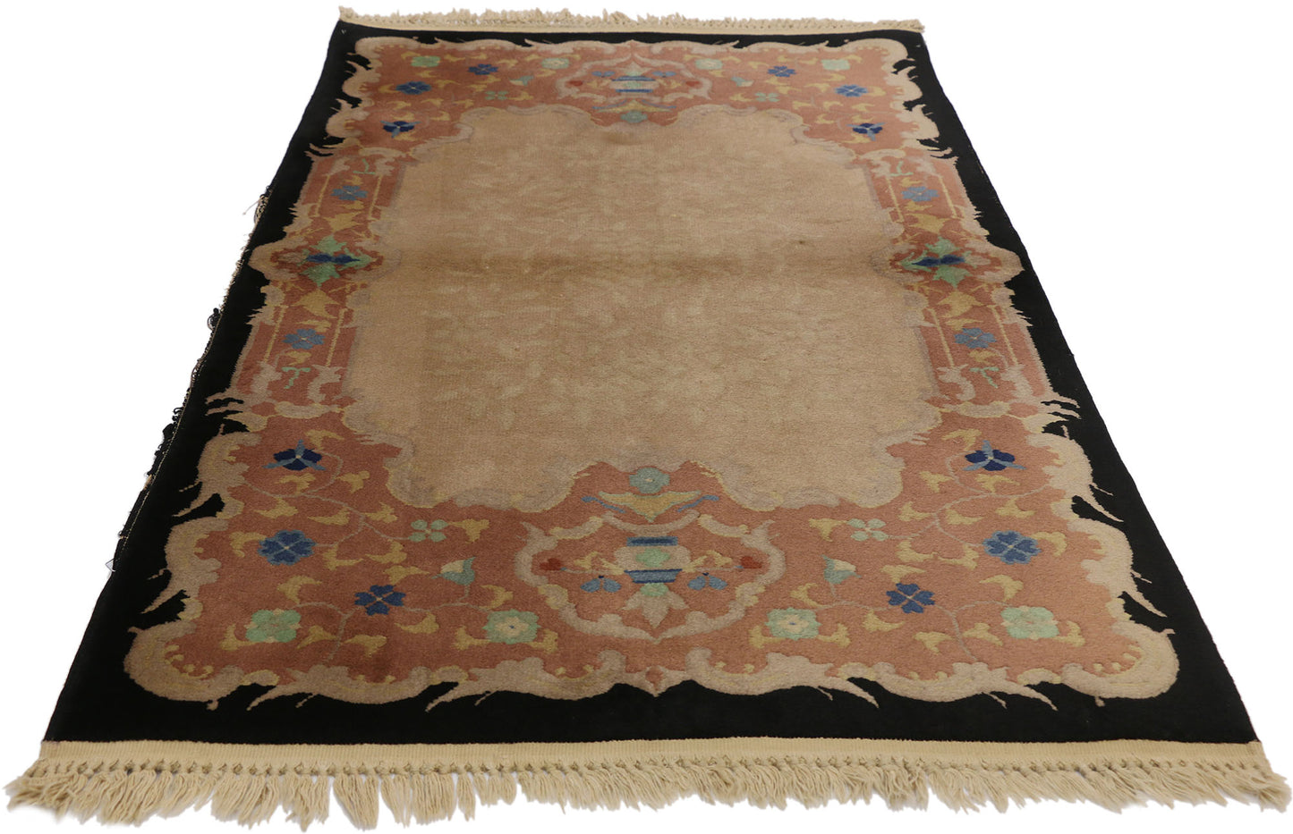 3 x 5 Antique Chinese Art Deco Rug 70718