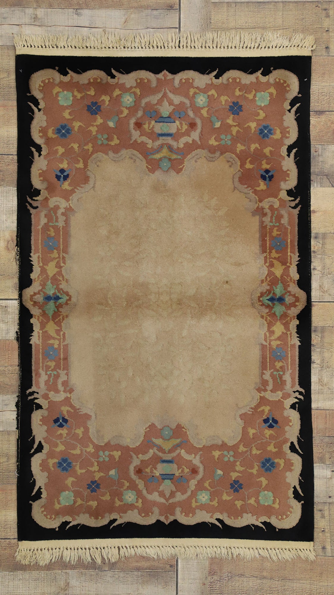 3 x 5 Antique Chinese Art Deco Rug 70718