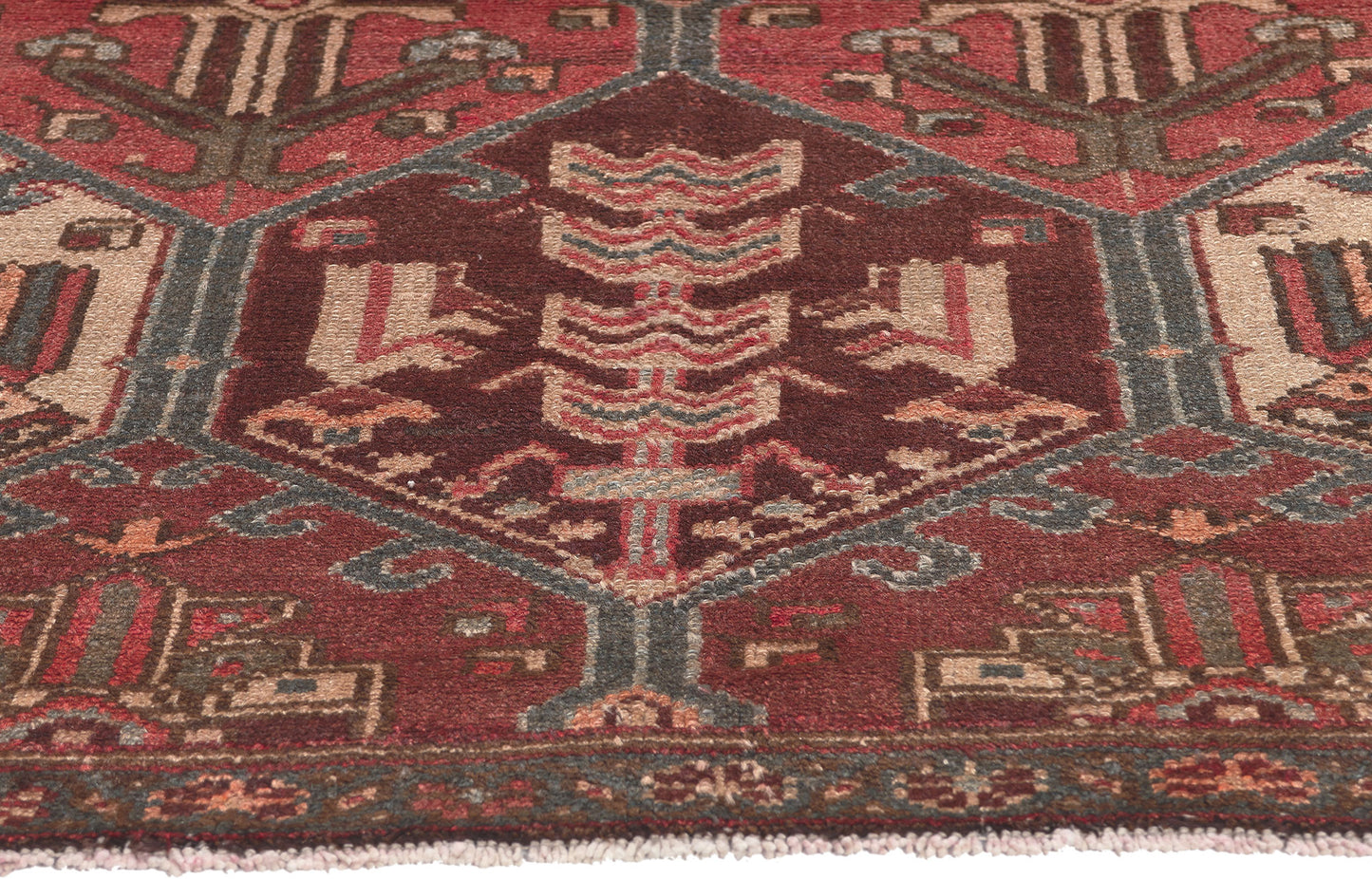 3 x 5 Vintage Persian Bakhtiari Rug 61252