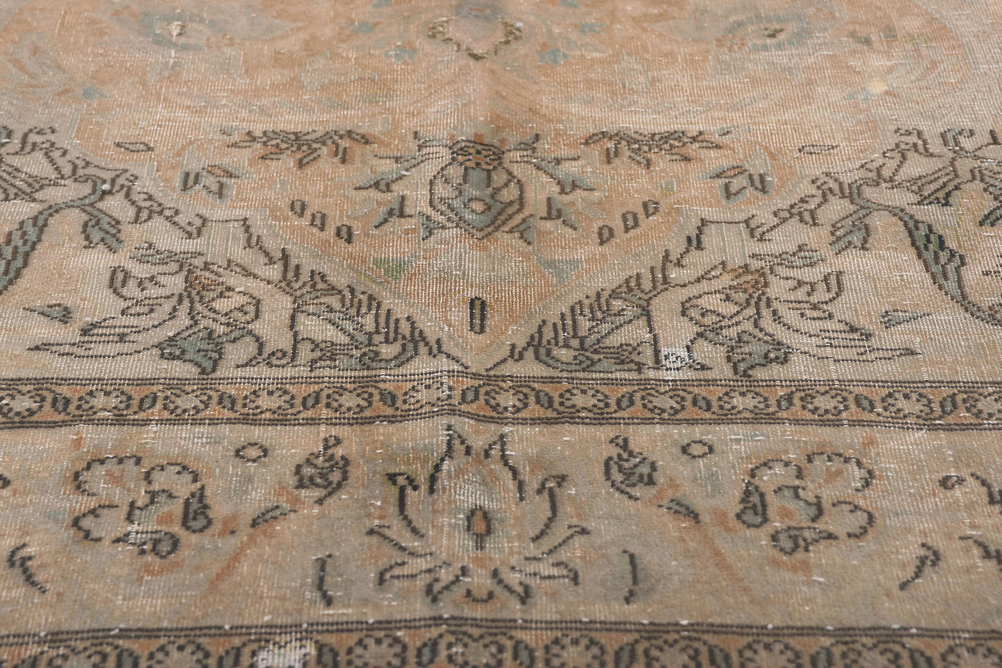 3 x 5 Vintage Persian Kashan Rug 78574