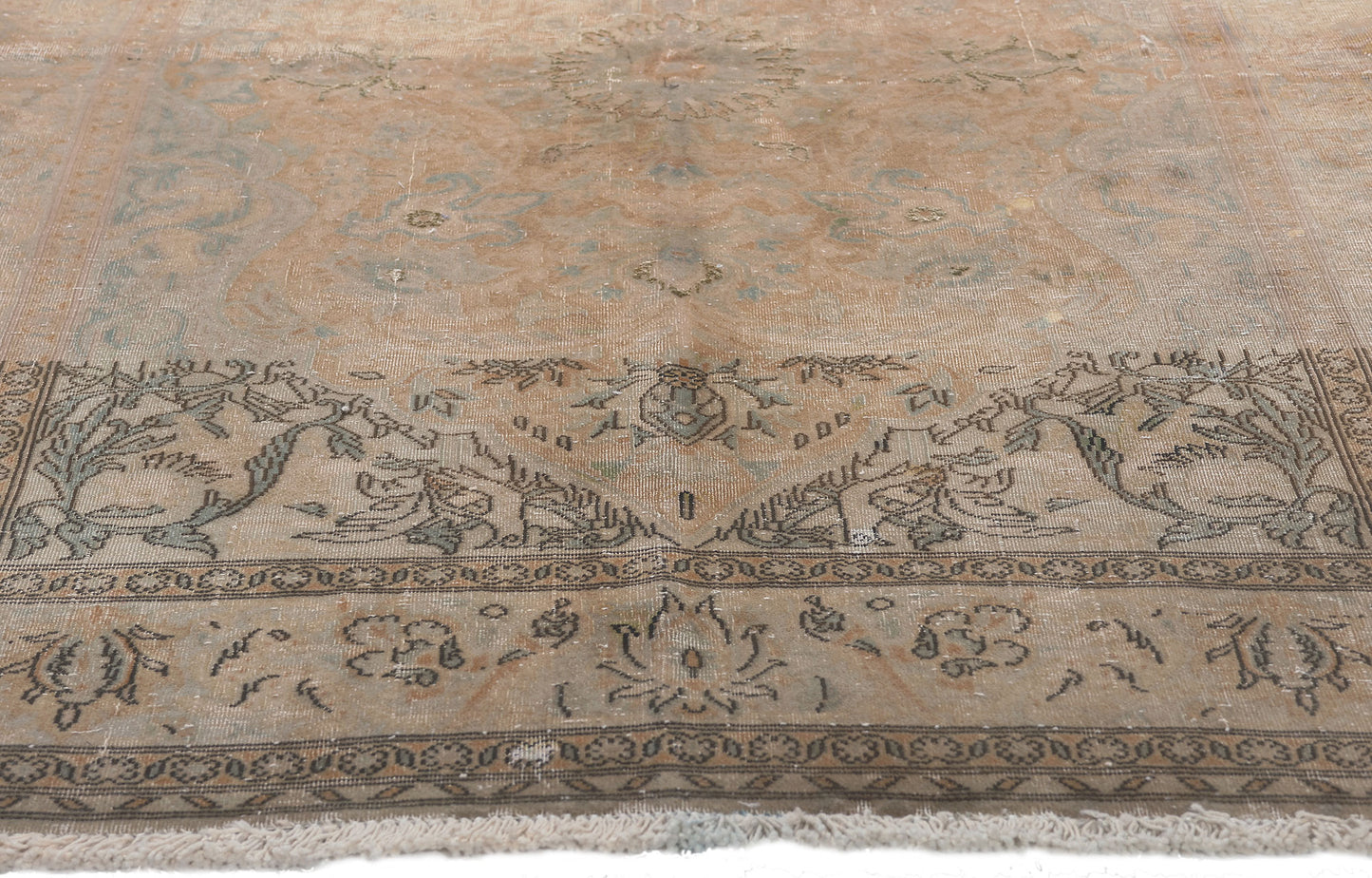 3 x 5 Vintage Persian Kashan Rug 78574