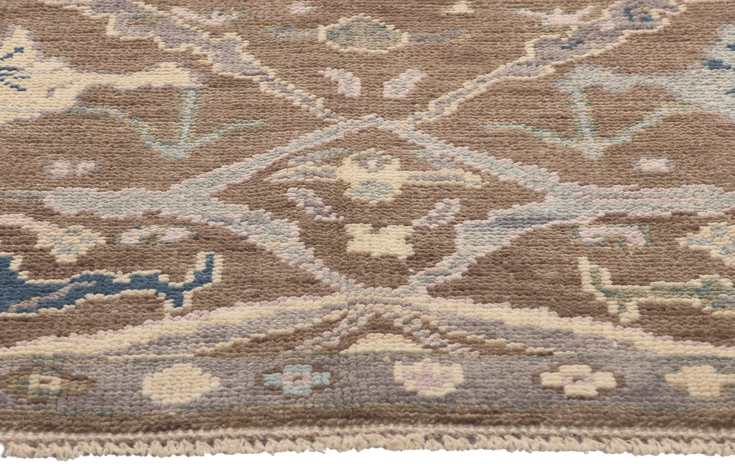3 x 5 Modern Brown Oushak Rug 81002