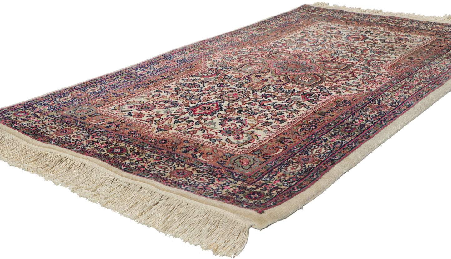 3 x 5 Vintage Chinese Kerman Rug 78300