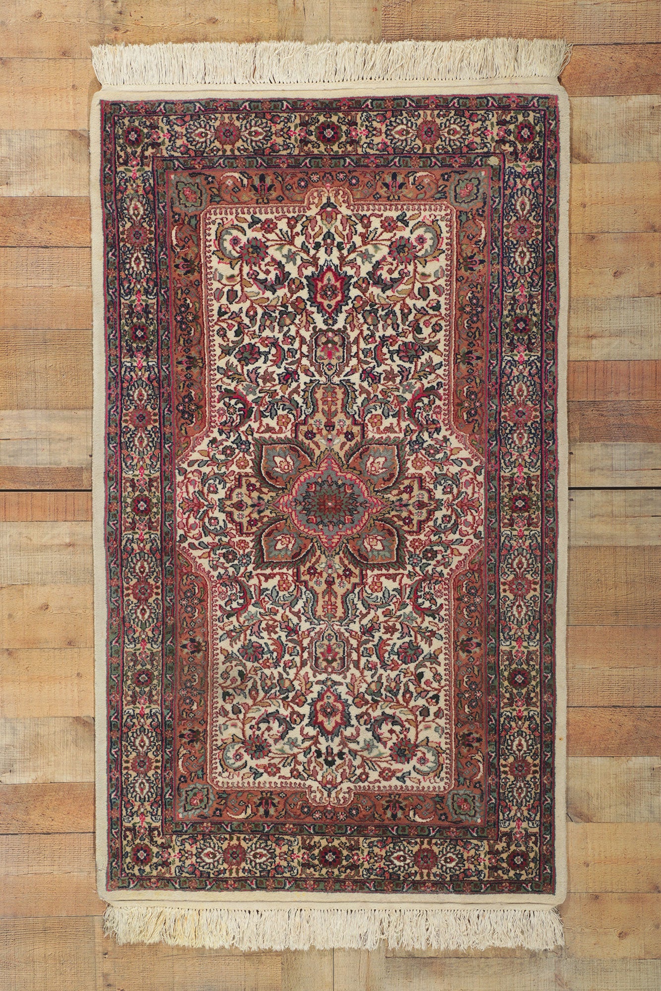 3 x 5 Vintage Chinese Kerman Rug 78300