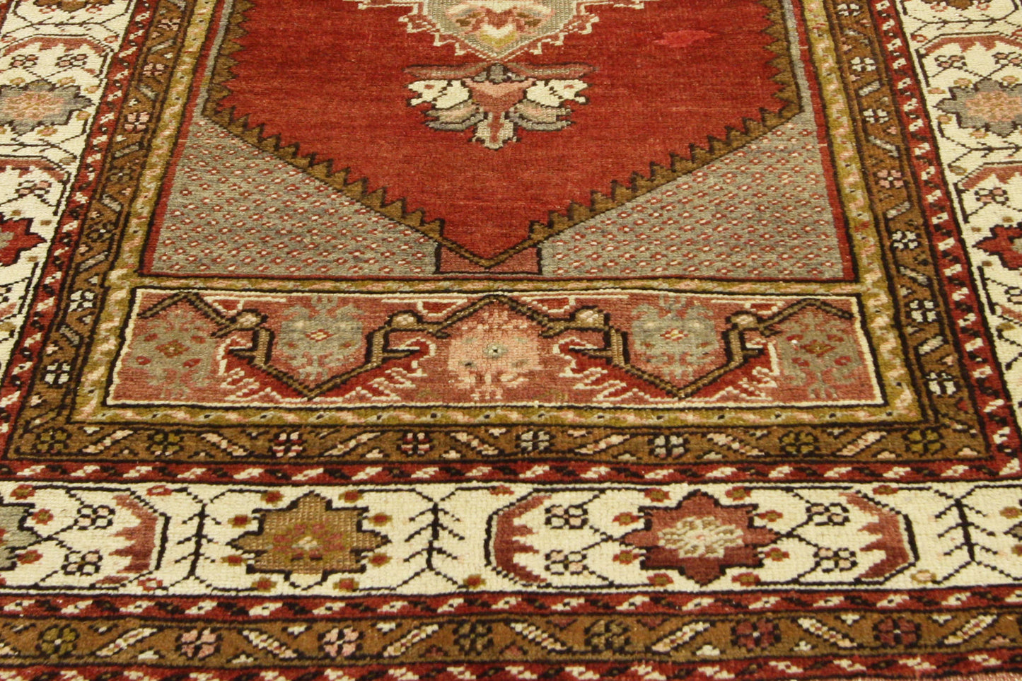 3 x 5 Vintage Turkish Oushak Rug 73840