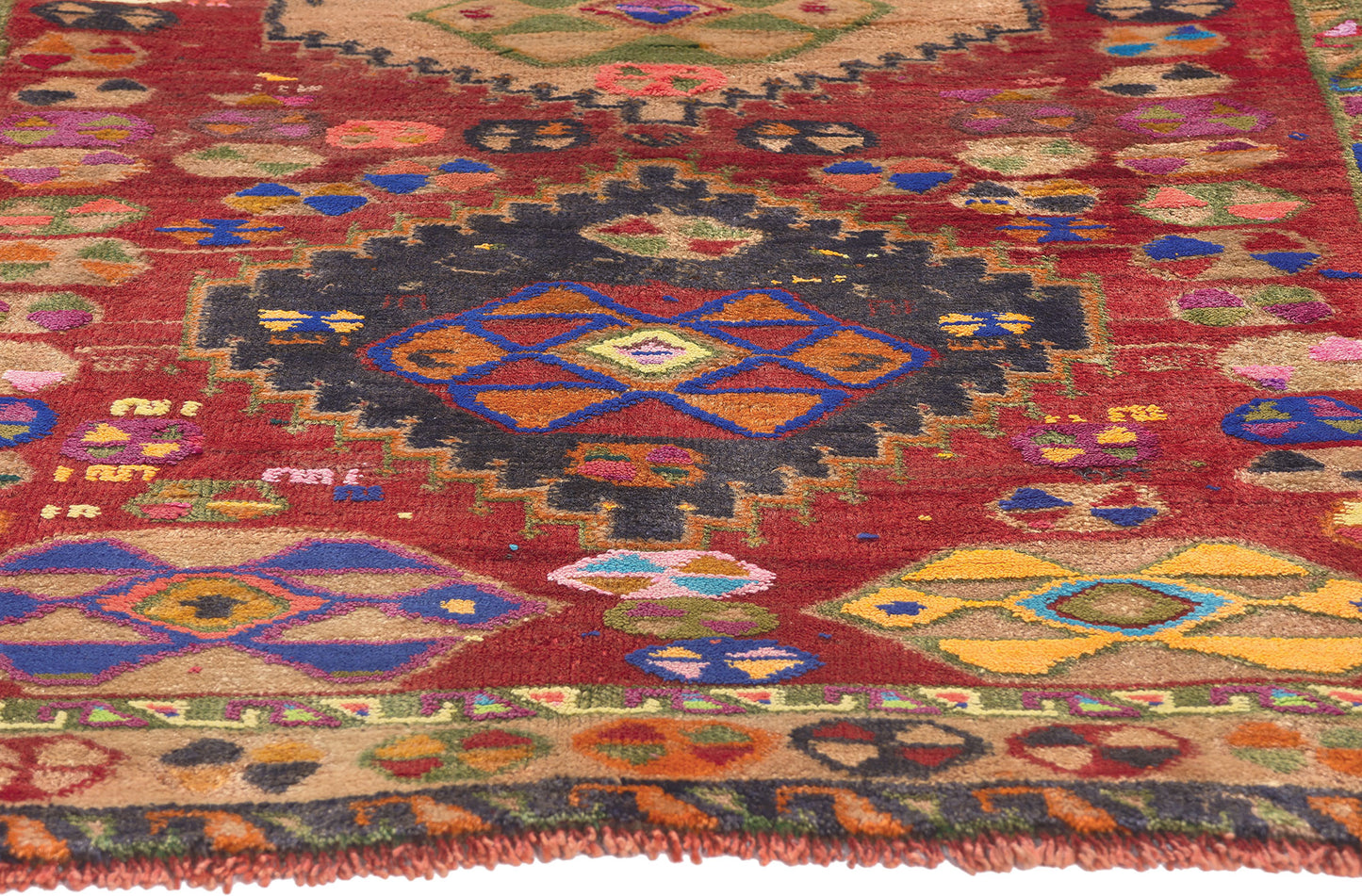 3 x 5 Vintage Persian Shiraz Rug 61255