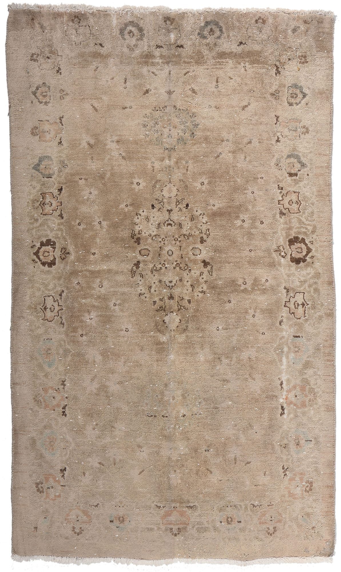3 x 5 Vintage Persian Kashan Rug 78576