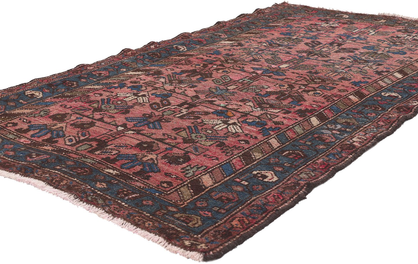 3 x 6 Antique Persian Hamadan Rug 61238