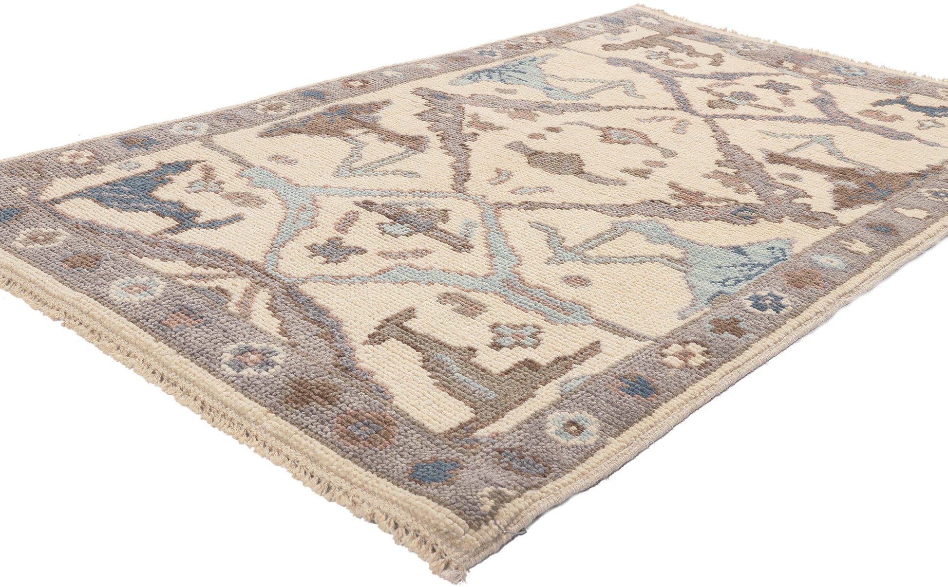 3 x 6 Modern Oushak Rug 80998