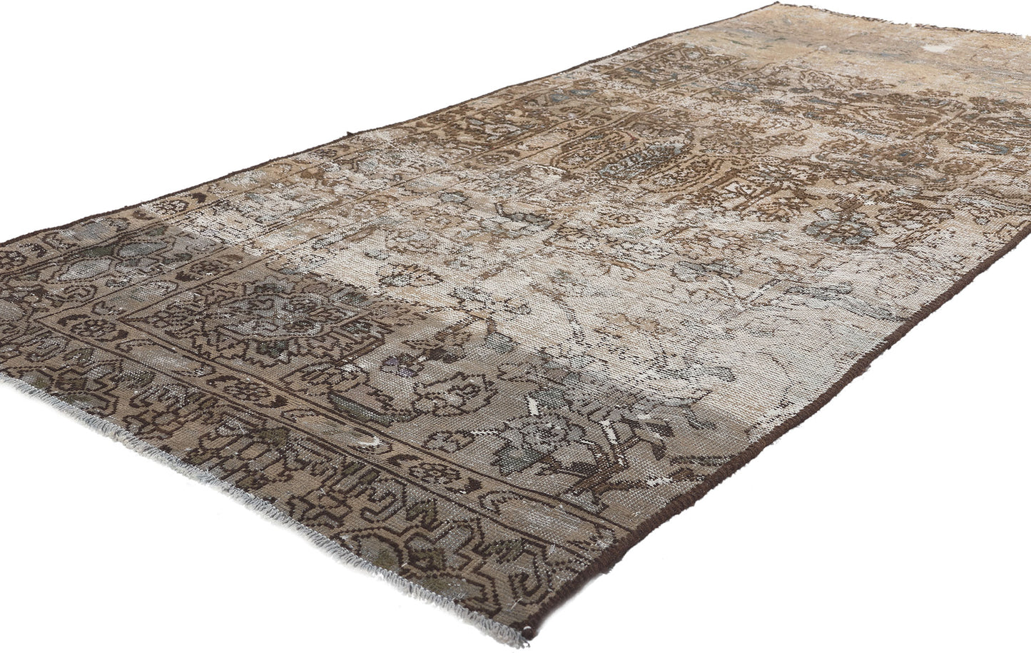 3 x 7 Antique Persian Bakhtiari Rug 78602