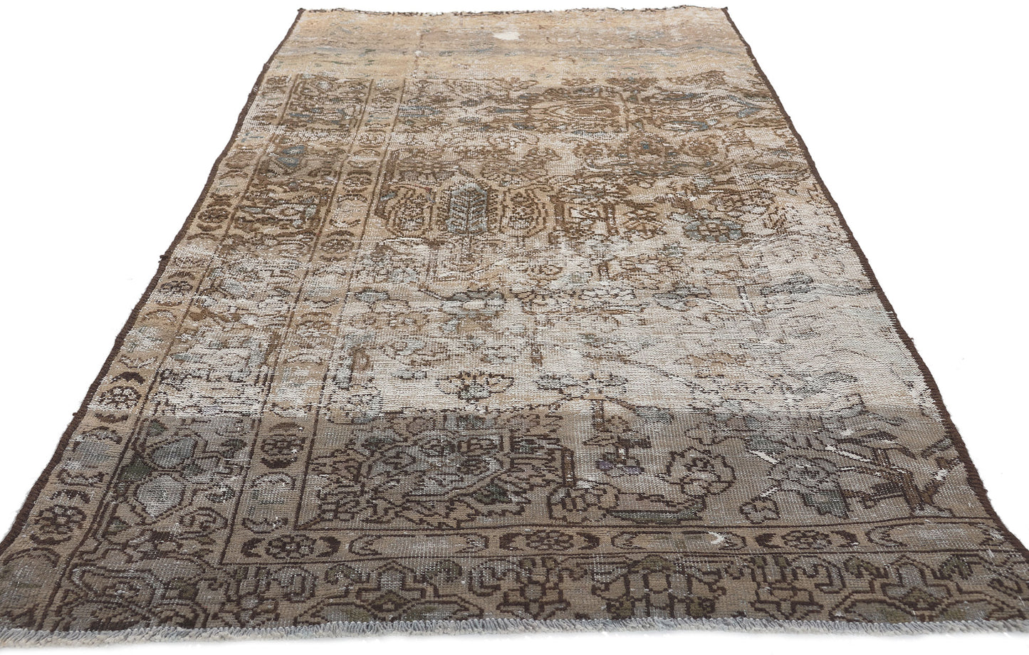 3 x 7 Antique Persian Bakhtiari Rug 78602
